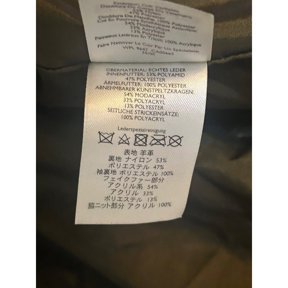 Cotton canvas field jacket w/ faux fur collar HIDDEN rain hoodie Eddie BAUER XL - Picture 13 of 16